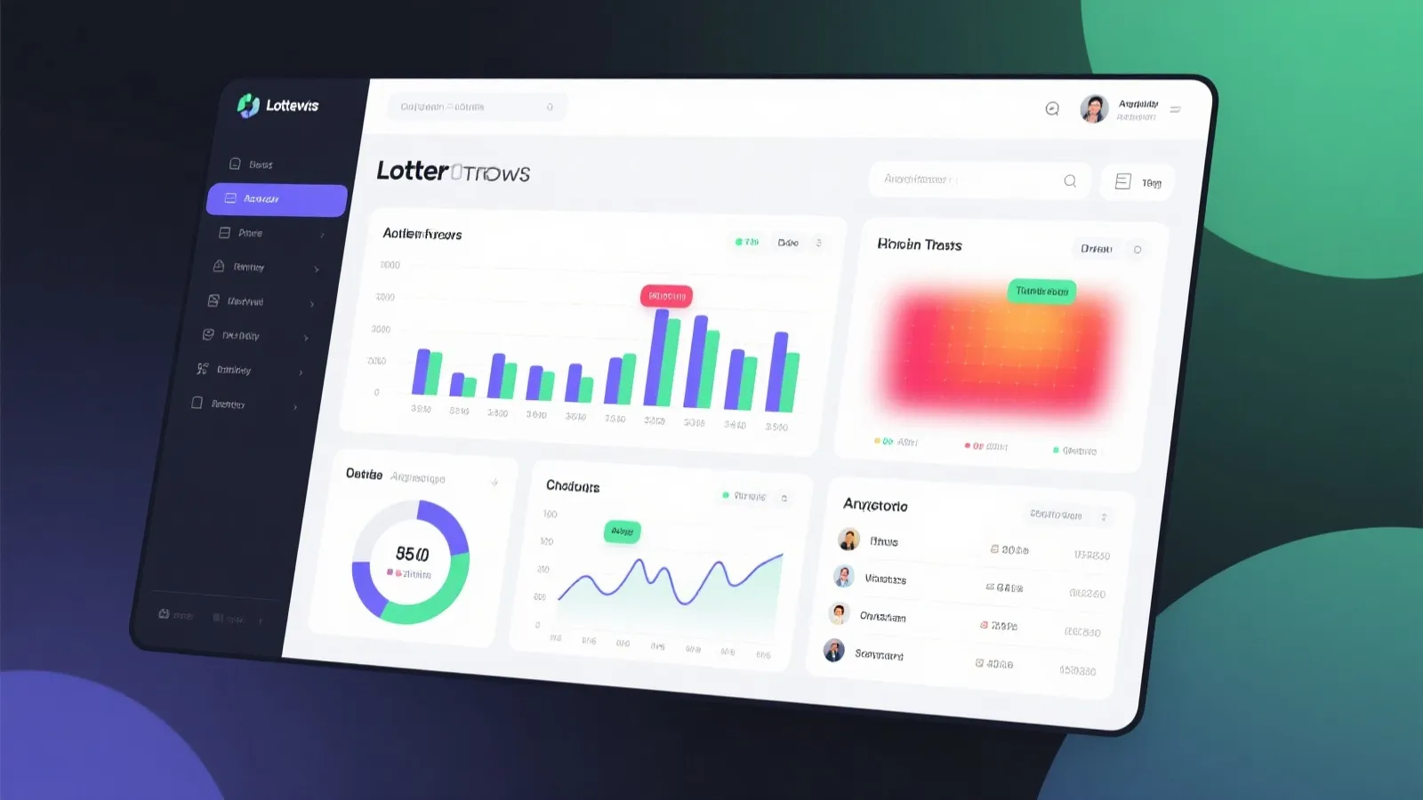 数据分析看板预览